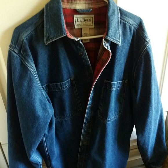 ll bean denim jacket mens